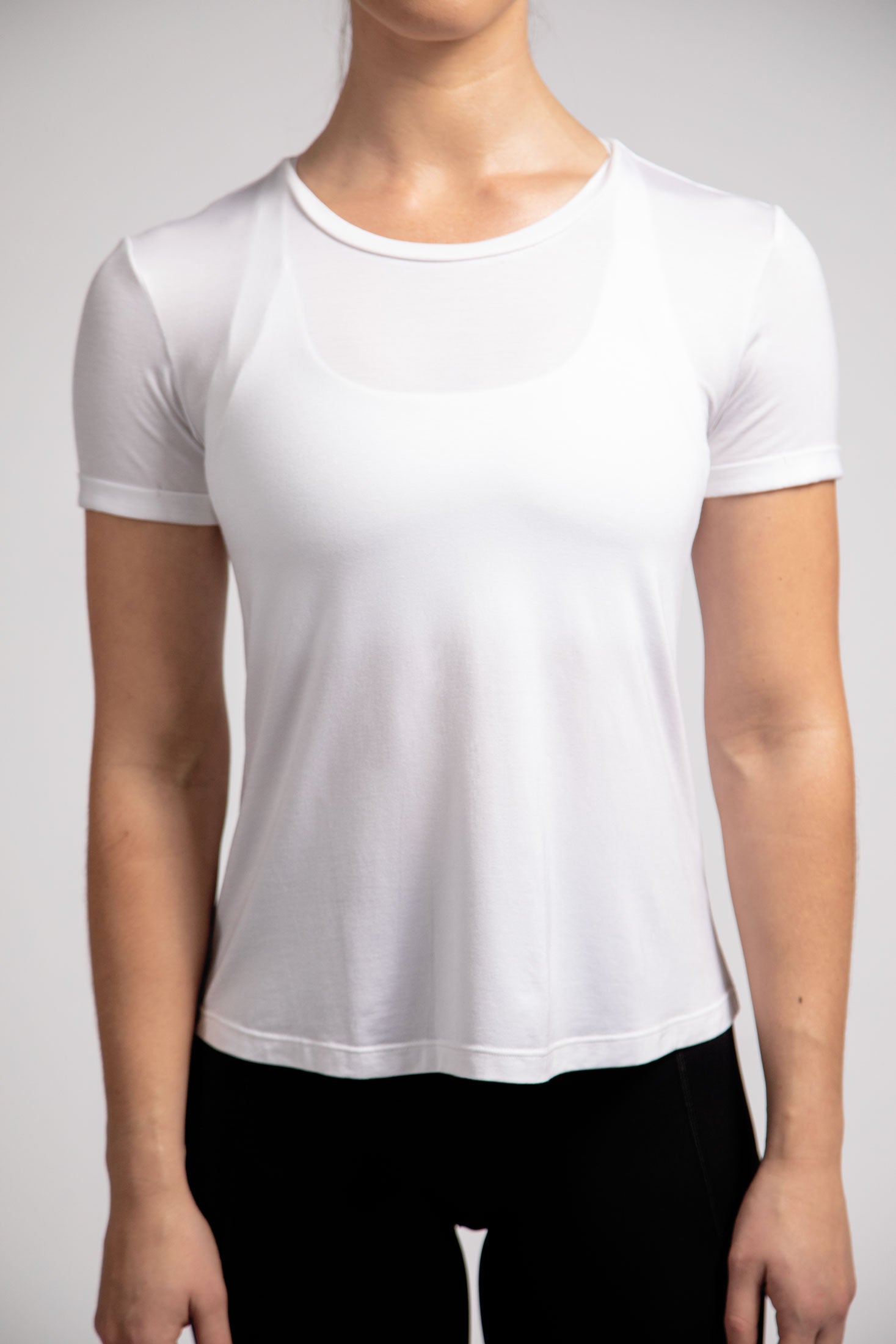 Relaxed fit roll sleeve Tee