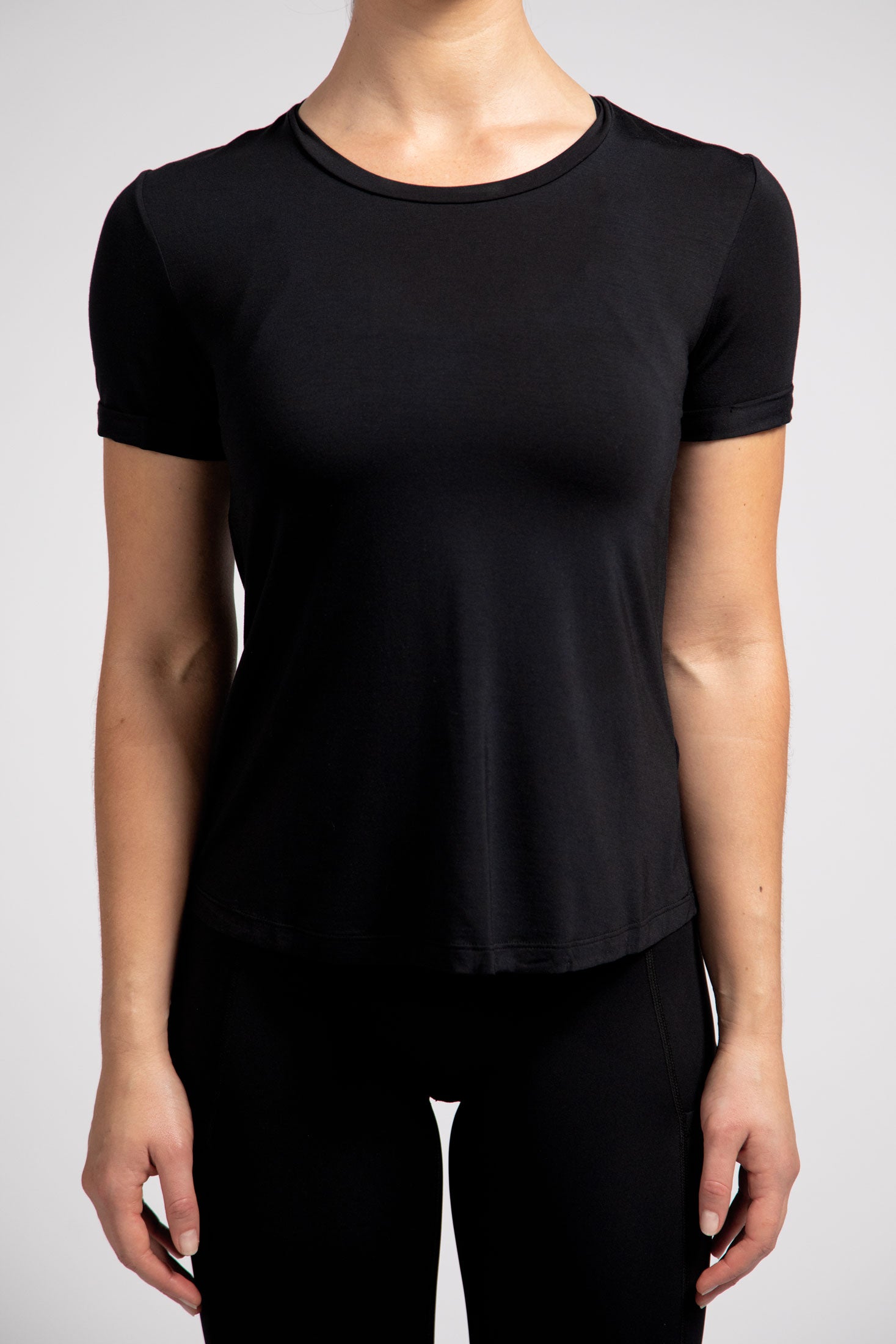 Relaxed fit roll sleeve Tee