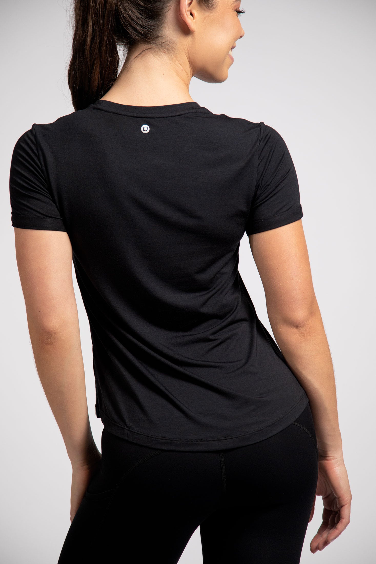 Relaxed fit roll sleeve Tee